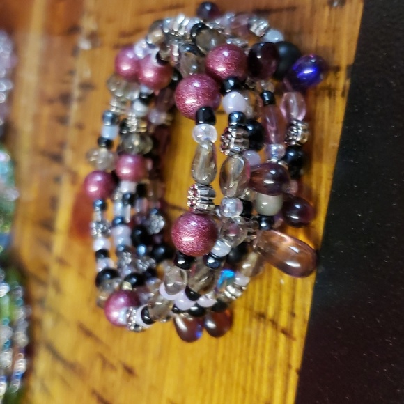 Set of handmade wrap bracelets - Picture 7 of 14